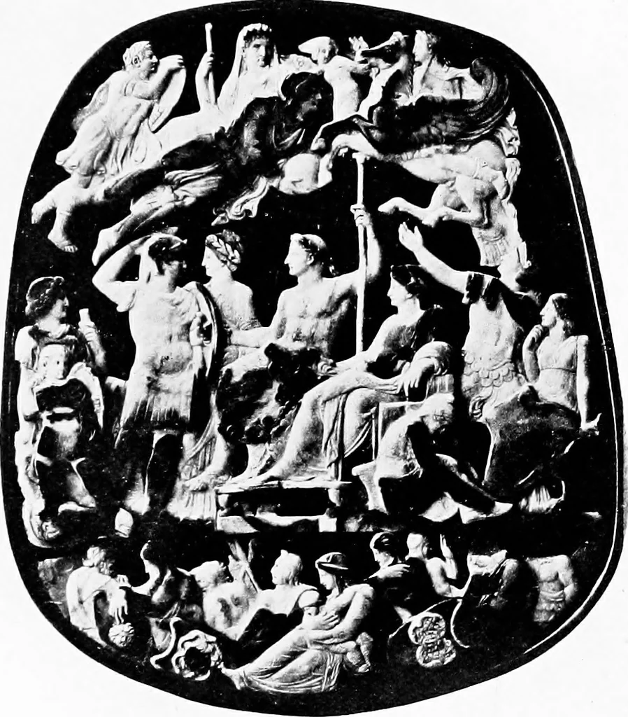 An illustration from Apotheosis and after life : three lectures on certain phases of art and religion in the Roman Empire, 1915, leaf 112
