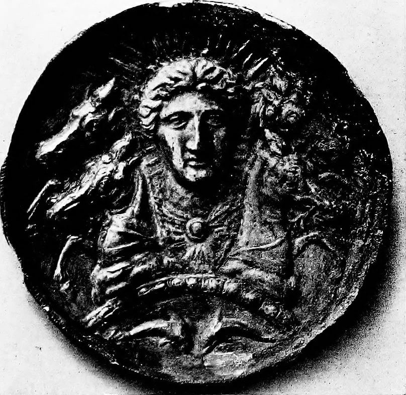 An illustration from Apotheosis and after life : three lectures on certain phases of art and religion in the Roman Empire, 1915, leaf 72