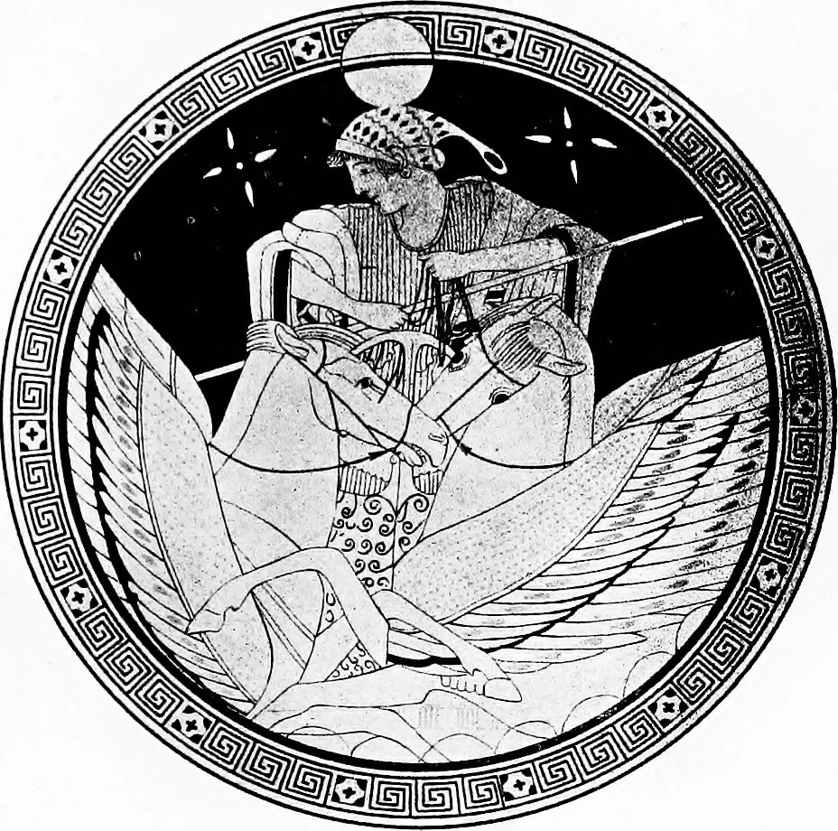 An illustration from Apotheosis and after life : three lectures on certain phases of art and religion in the Roman Empire, 1915, leaf 72