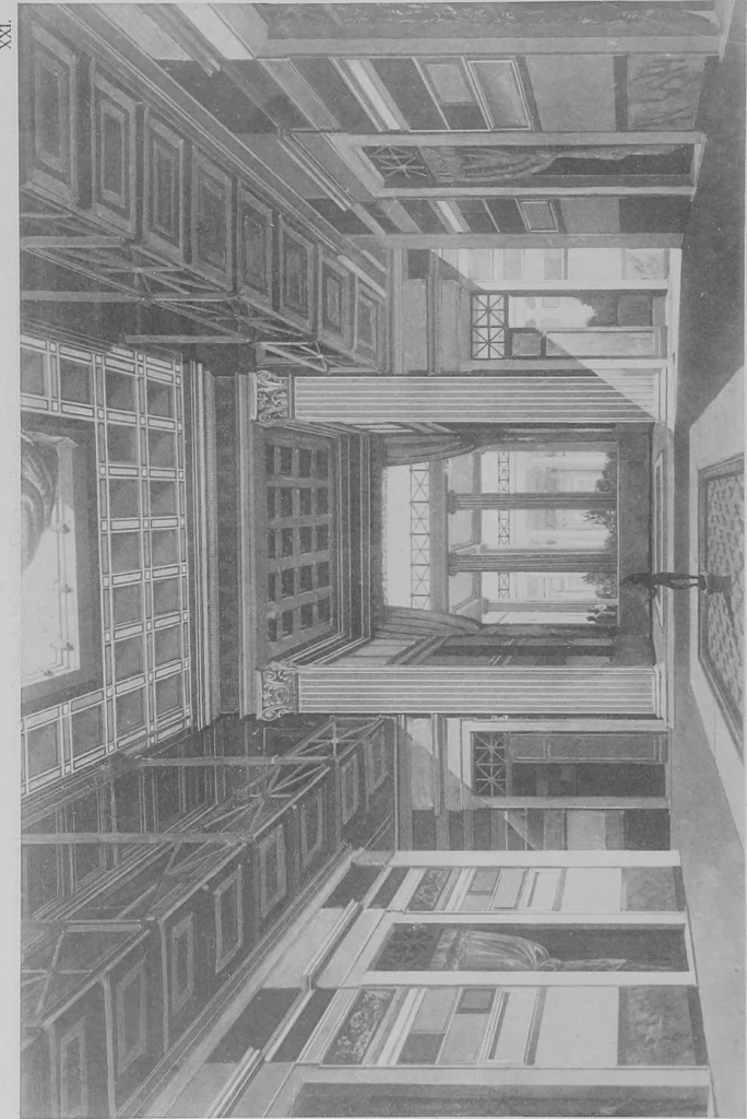 An illustration from Pompei past and present; its principal monuments as they are and as they used to be, reproduced and restored from photographs and original sketches, 1905, leaf 29