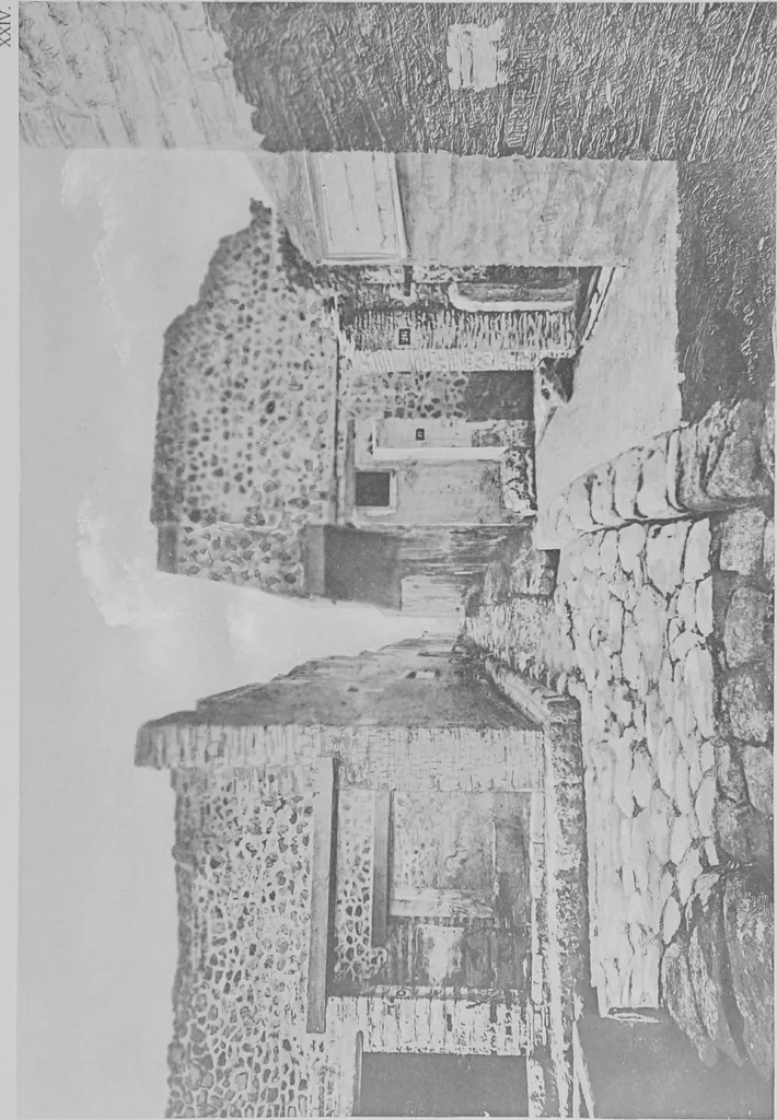 An illustration from Pompei past and present; its principal monuments as they are and as they used to be, reproduced and restored from photographs and original sketches, 1905, leaf 32