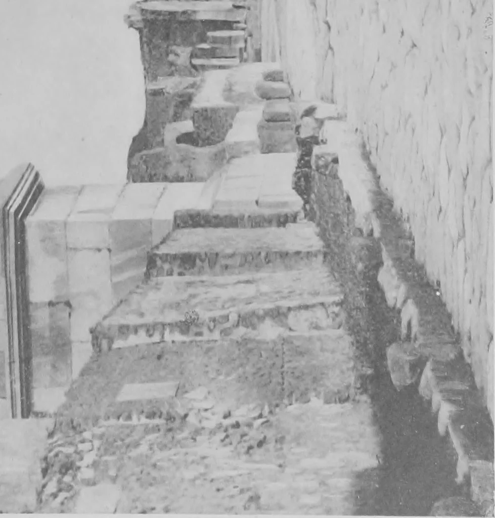 An illustration from Pompei past and present; its principal monuments as they are and as they used to be, reproduced and restored from photographs and original sketches, 1905, leaf 38