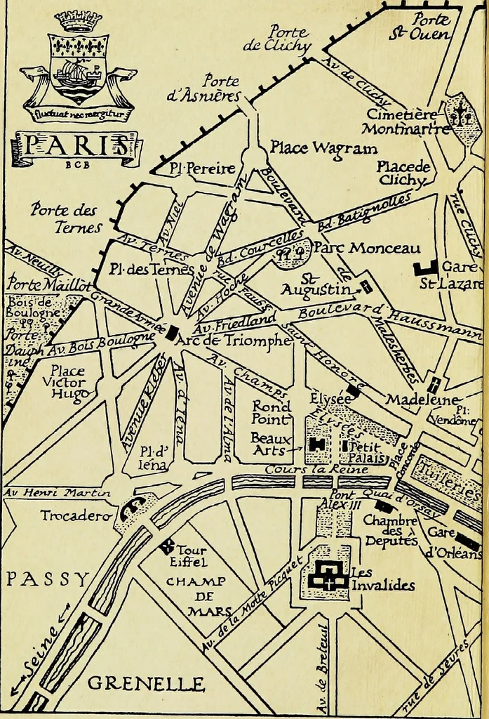 An illustration from A wanderer in Paris, 1921, leaf 1