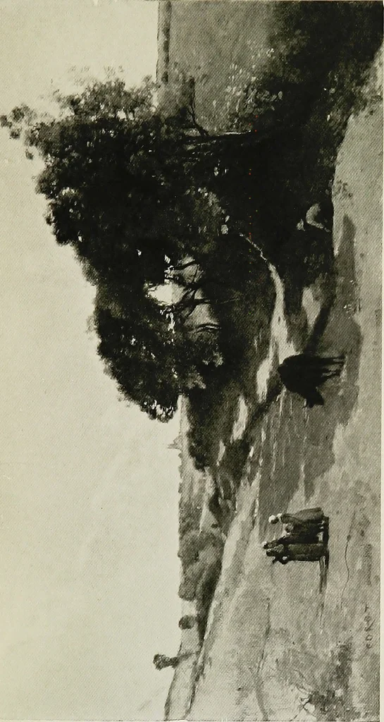 An illustration from A wanderer in Paris, 1921, leaf 154