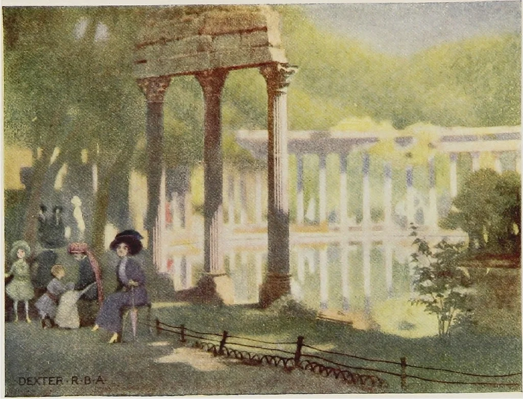 An illustration from A wanderer in Paris, 1921, leaf 166