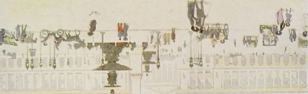 An illustration from A wanderer in Paris, 1921, leaf 198
