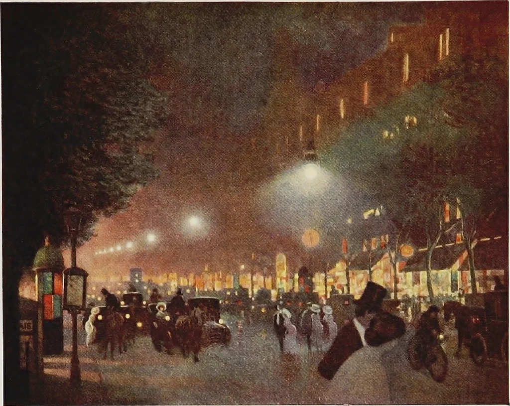 An illustration from A wanderer in Paris, 1921, leaf 328