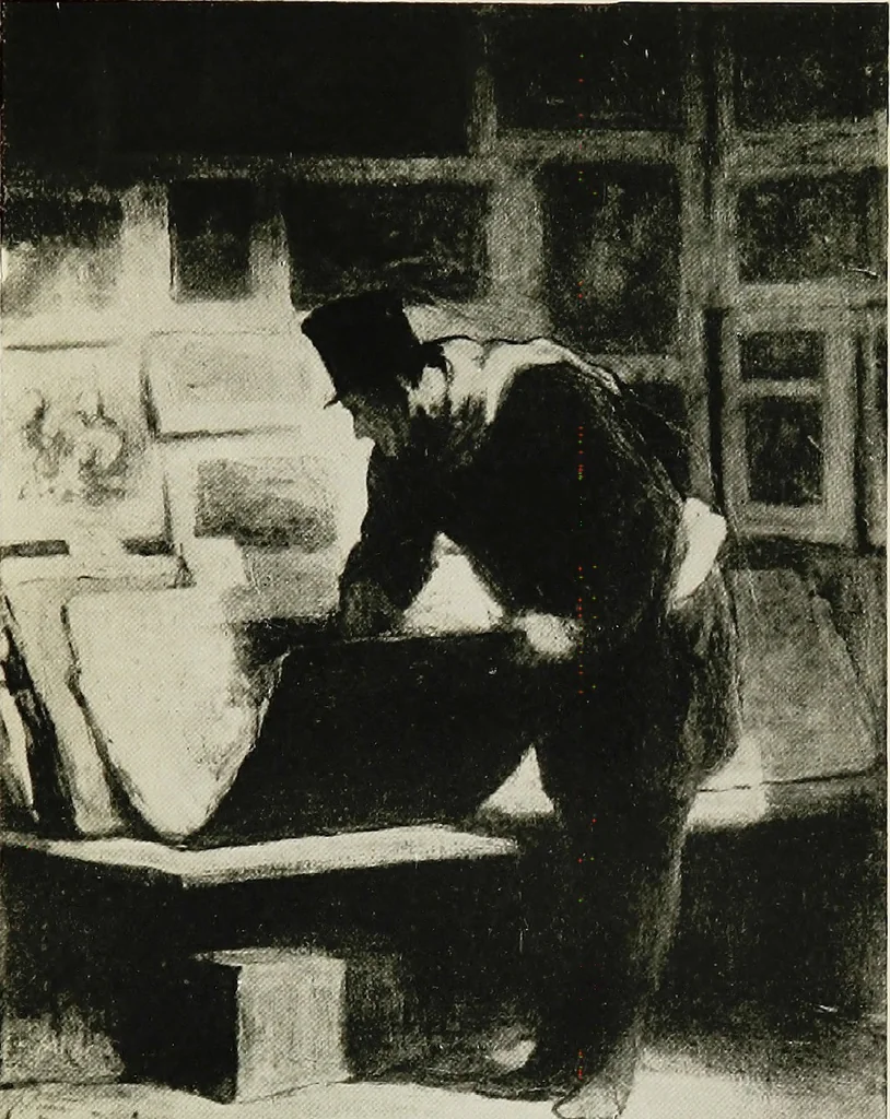 An illustration from A wanderer in Paris, 1921, leaf 388