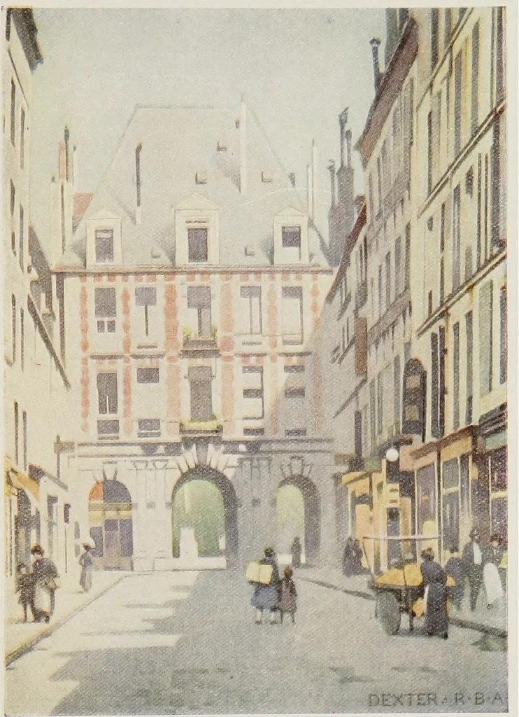 An illustration from A wanderer in Paris, 1921, leaf 406