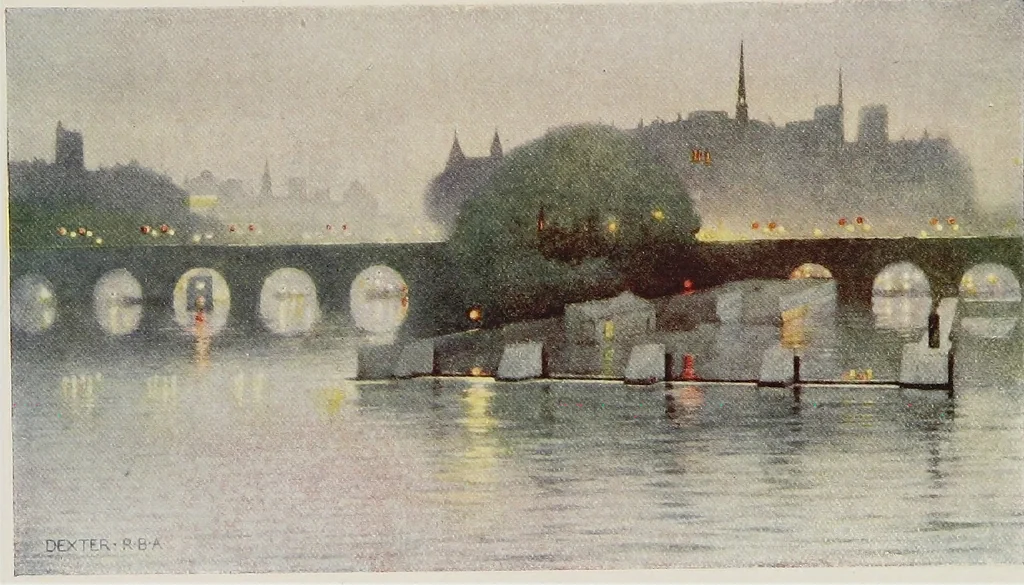 An illustration from A wanderer in Paris, 1921, leaf 68