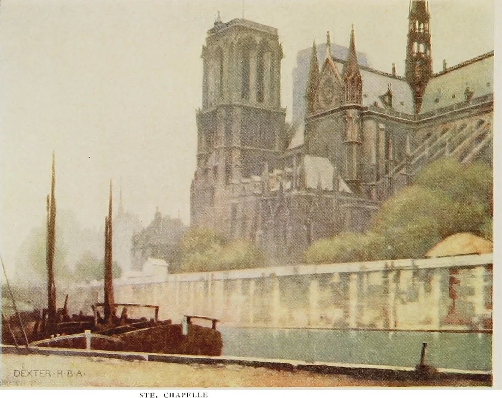 An illustration from A wanderer in Paris, 1921, leaf 92