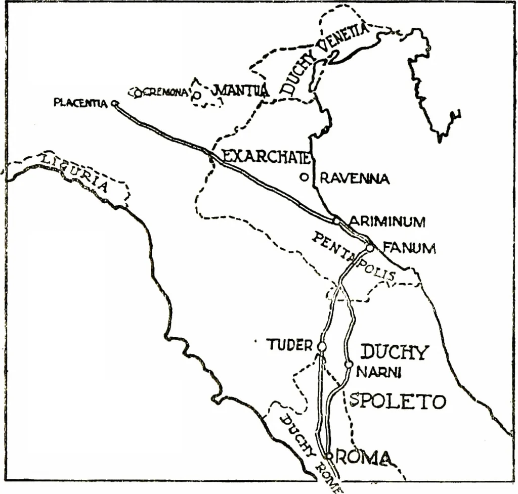 An illustration from Ravenna, a study, 1913, leaf 144
