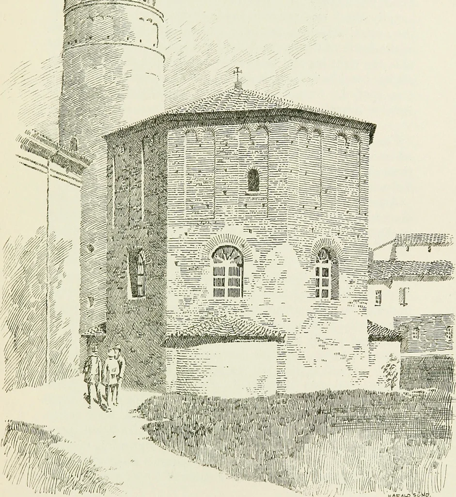 An illustration from Ravenna, a study, 1913, leaf 195