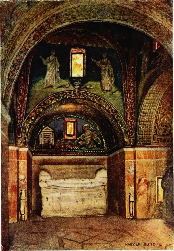 An illustration from Ravenna, a study, 1913, leaf 203