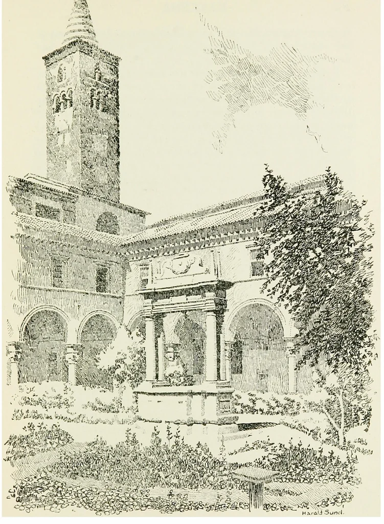 An illustration from Ravenna, a study, 1913, leaf 297