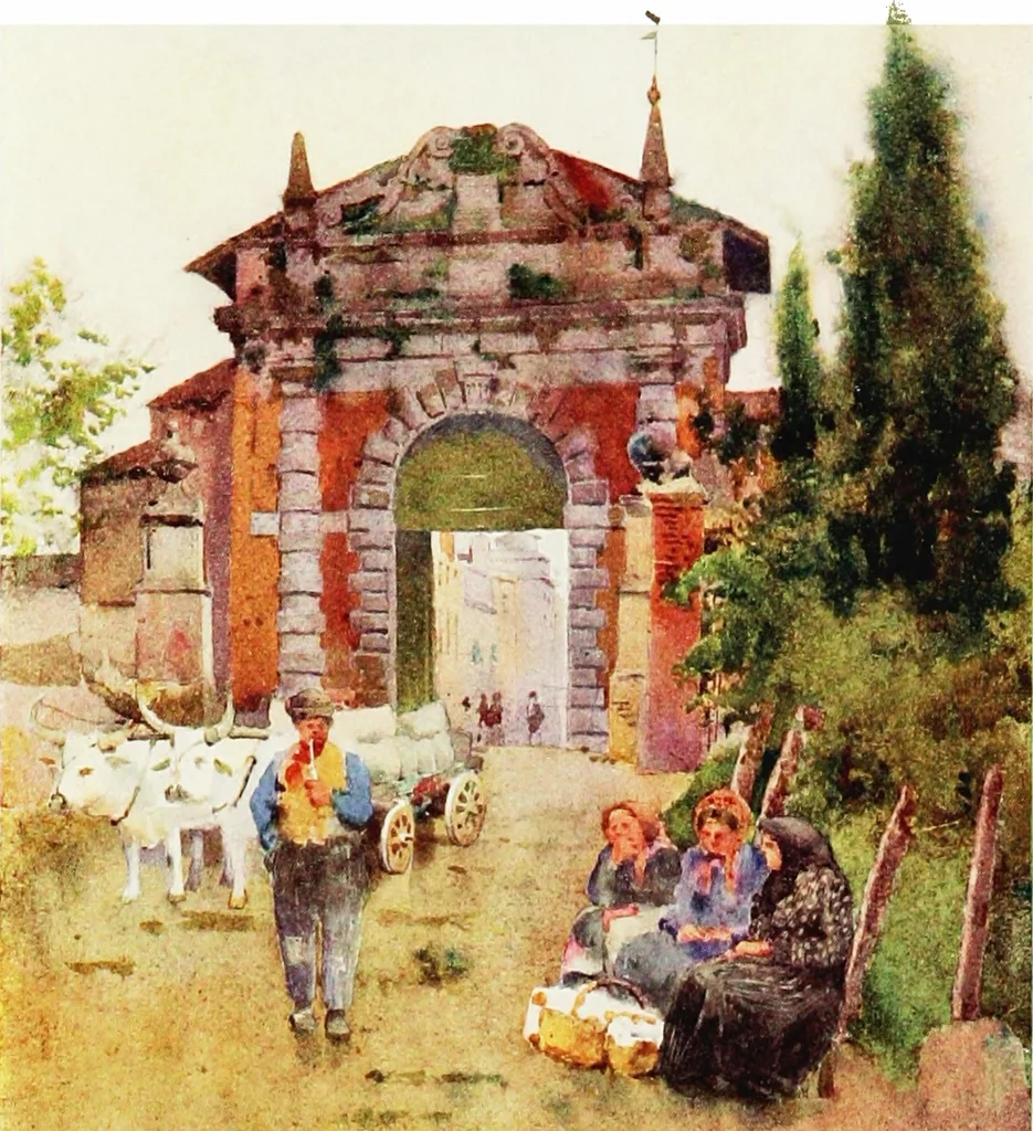 An illustration from Ravenna, a study, 1913, leaf 299