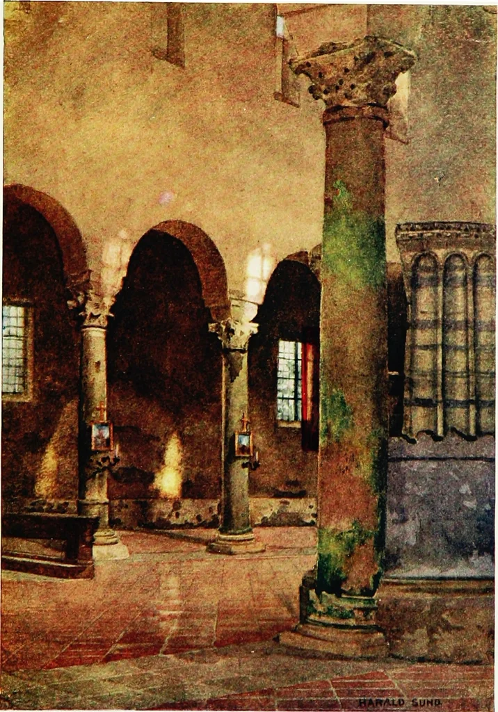 An illustration from Ravenna, a study, 1913, leaf 55