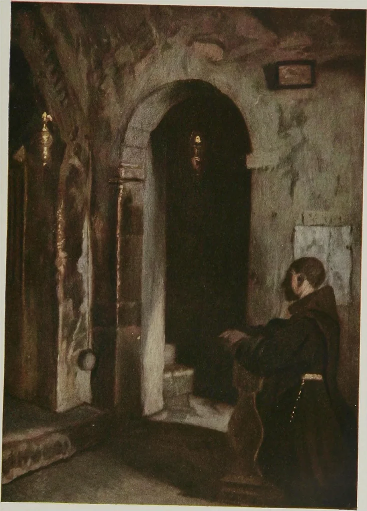 An illustration from Assisi : impressions of half a century, 1919, leaf 105