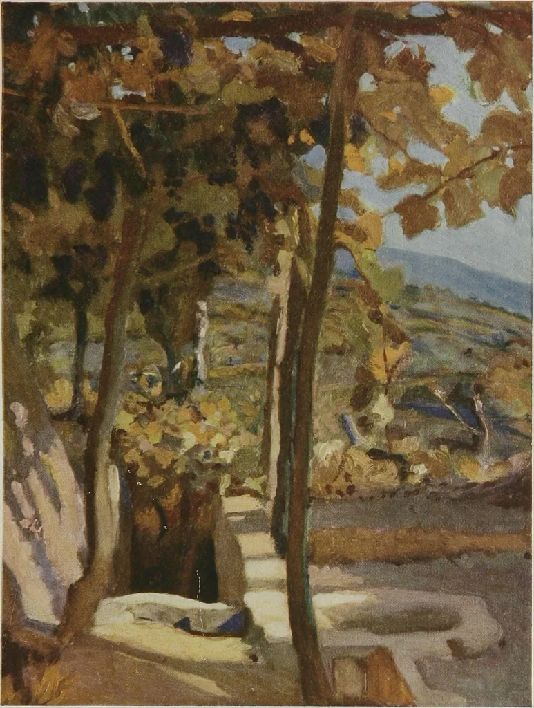 An illustration from Assisi : impressions of half a century, 1919, leaf 173