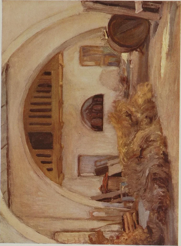 An illustration from Assisi : impressions of half a century, 1919, leaf 185