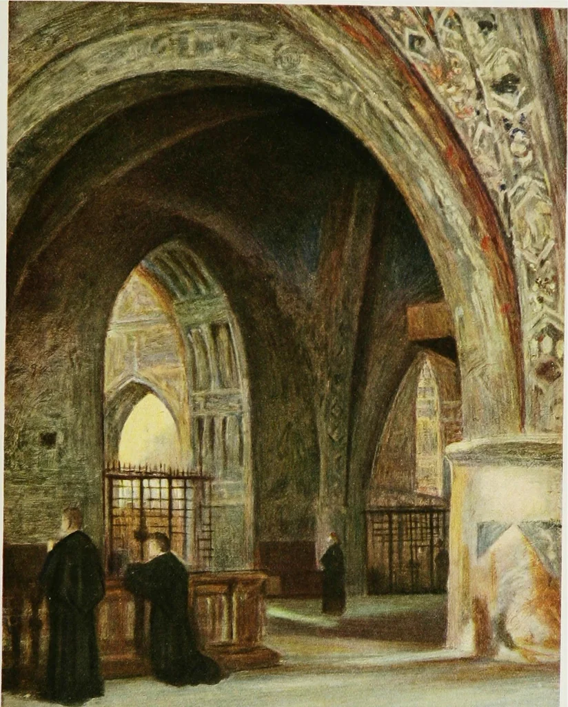 An illustration from Assisi : impressions of half a century, 1919, leaf 243
