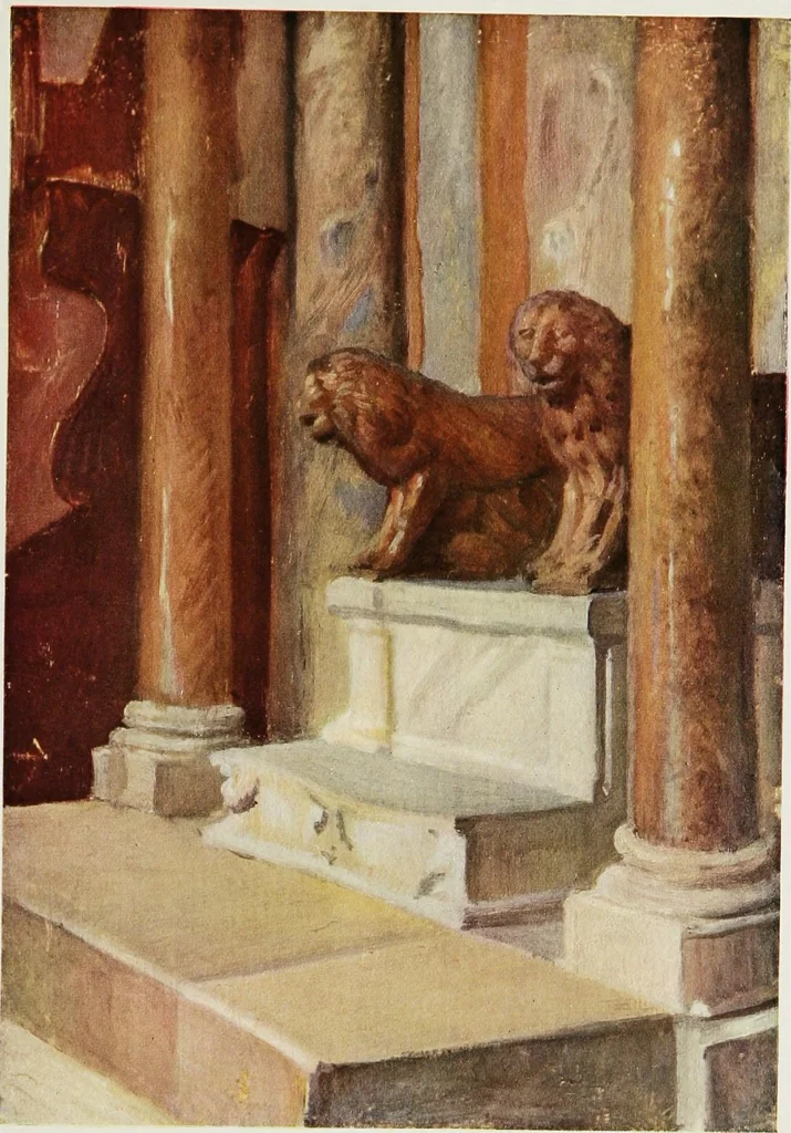 An illustration from Assisi : impressions of half a century, 1919, leaf 275