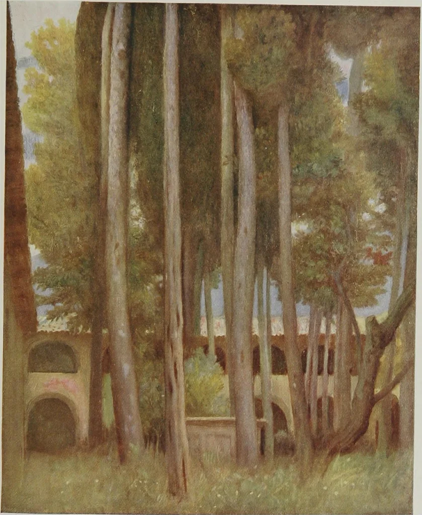 An illustration from Assisi : impressions of half a century, 1919, leaf 283