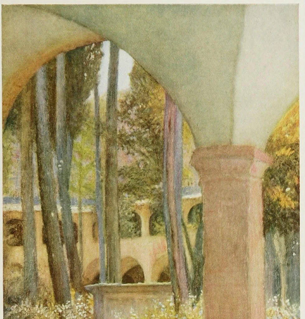 An illustration from Assisi : impressions of half a century, 1919, leaf 289