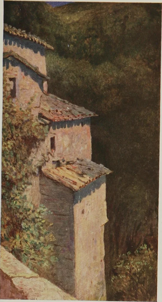 An illustration from Assisi : impressions of half a century, 1919, leaf 83
