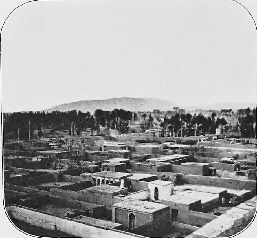 An illustration from Persia past and present; a book of travel and research, with more than two hundred illustrations and a map, 1906, leaf 187