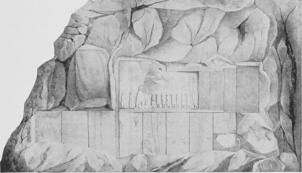 An illustration from Persia past and present; a book of travel and research, with more than two hundred illustrations and a map, 1906, leaf 352