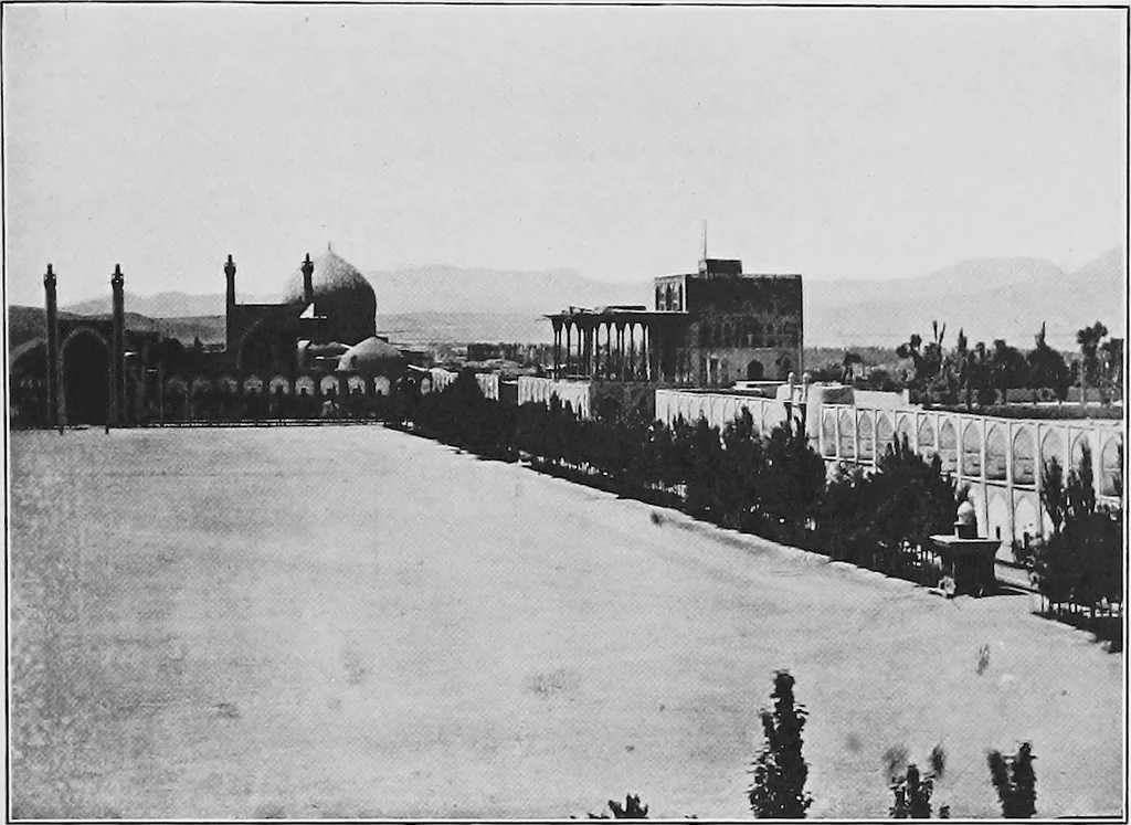 An illustration from Persia past and present; a book of travel and research, with more than two hundred illustrations and a map, 1906, leaf 466