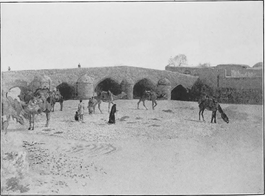 An illustration from Persia past and present; a book of travel and research, with more than two hundred illustrations and a map, 1906, leaf 555
