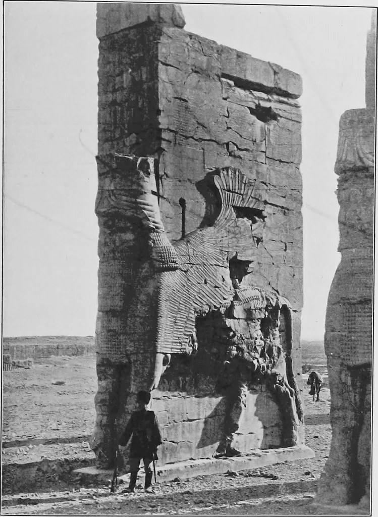 An illustration from Persia past and present; a book of travel and research, with more than two hundred illustrations and a map, 1906, leaf 94