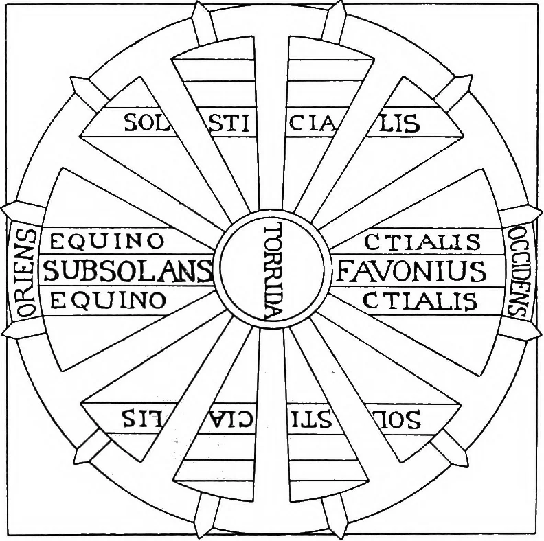 An illustration from An Irish corpus astronomiae; being Manus O'Donnell's seventeenth century version of the Lunario of Geronymo Cortès, 1915, leaf 71
