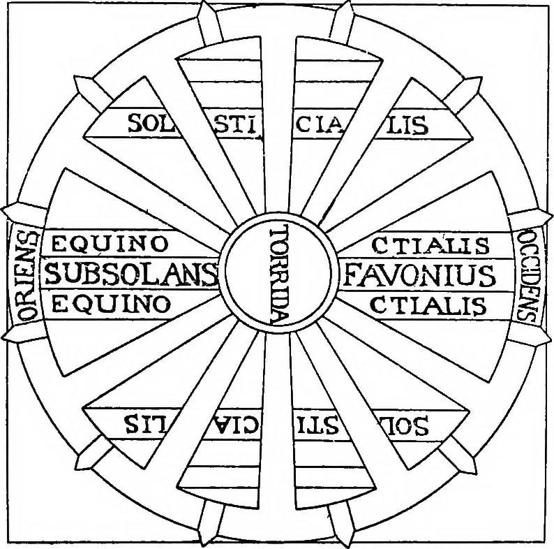 An illustration from An Irish corpus astronomiae; being Manus O'Donnell's seventeenth century version of the Lunario of Geronymo Cortès, 1915, leaf 72