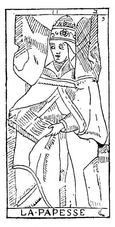 An illustration from Absolute key to occult science. The tarot of the Bohemians. The most ancient book in the world. For the exclusive use of initiates, 1892, leaf 145