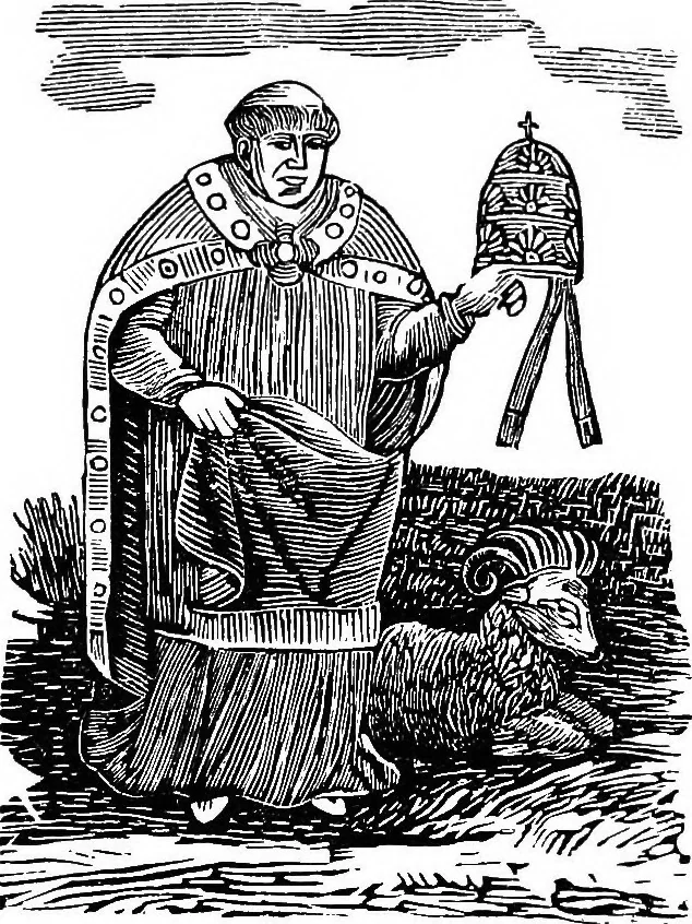 An illustration from Magicon: wonderful prophecies concerning popery and its impending overthrow and fall, together with predictions relative to America, the end of the world and the formation of the new earth, ... with twenty-four magic figures, 1869, leaf 124