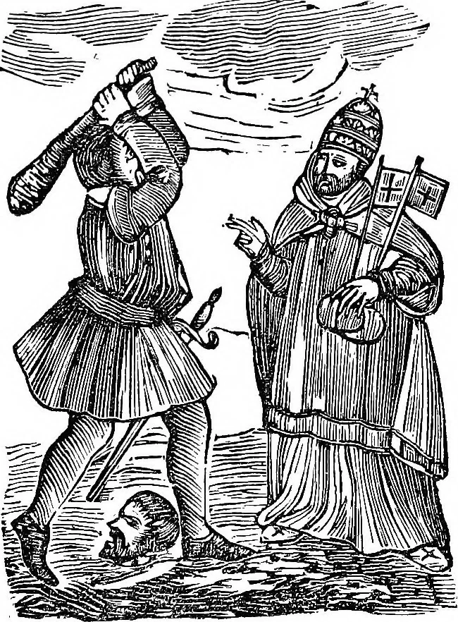 An illustration from Magicon: wonderful prophecies concerning popery and its impending overthrow and fall, together with predictions relative to America, the end of the world and the formation of the new earth, ... with twenty-four magic figures, 1869, leaf 52