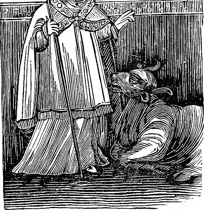 An illustration from Magicon: wonderful prophecies concerning popery and its impending overthrow and fall, together with predictions relative to America, the end of the world and the formation of the new earth, ... with twenty-four magic figures, 1869, leaf 96