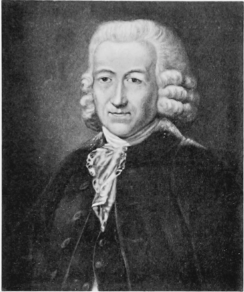 An illustration from The mortal remains of Emanuel Swedenborg; an account of the historical and anatomical investigations executed by a committee, appointed on May 27th, 1908, 1910, leaf 124