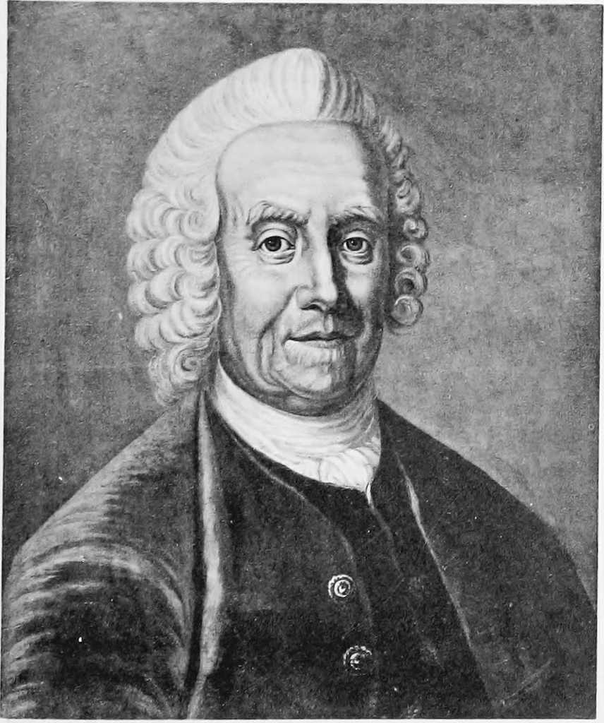 An illustration from The mortal remains of Emanuel Swedenborg; an account of the historical and anatomical investigations executed by a committee, appointed on May 27th, 1908, 1910, leaf 124