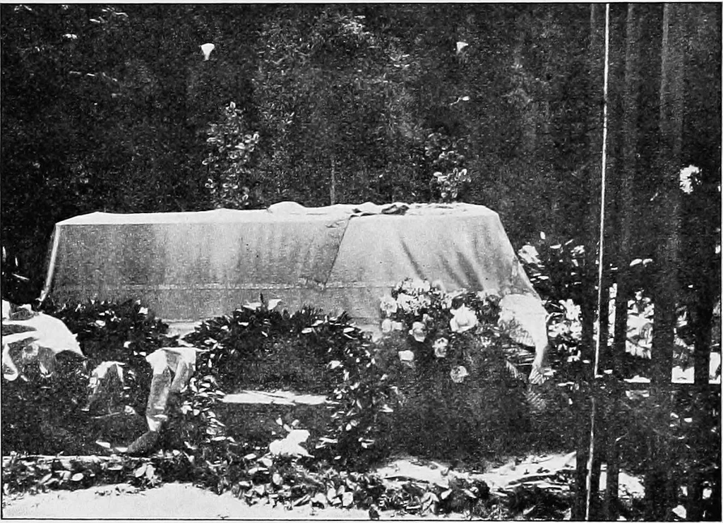 An illustration from The mortal remains of Emanuel Swedenborg; an account of the historical and anatomical investigations executed by a committee, appointed on May 27th, 1908, 1910, leaf 29