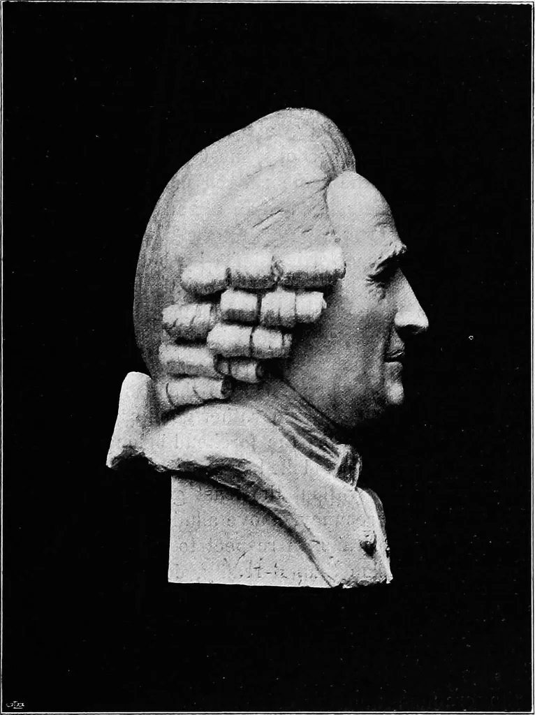 An illustration from The mortal remains of Emanuel Swedenborg; an account of the historical and anatomical investigations executed by a committee, appointed on May 27th, 1908, 1910, leaf 74