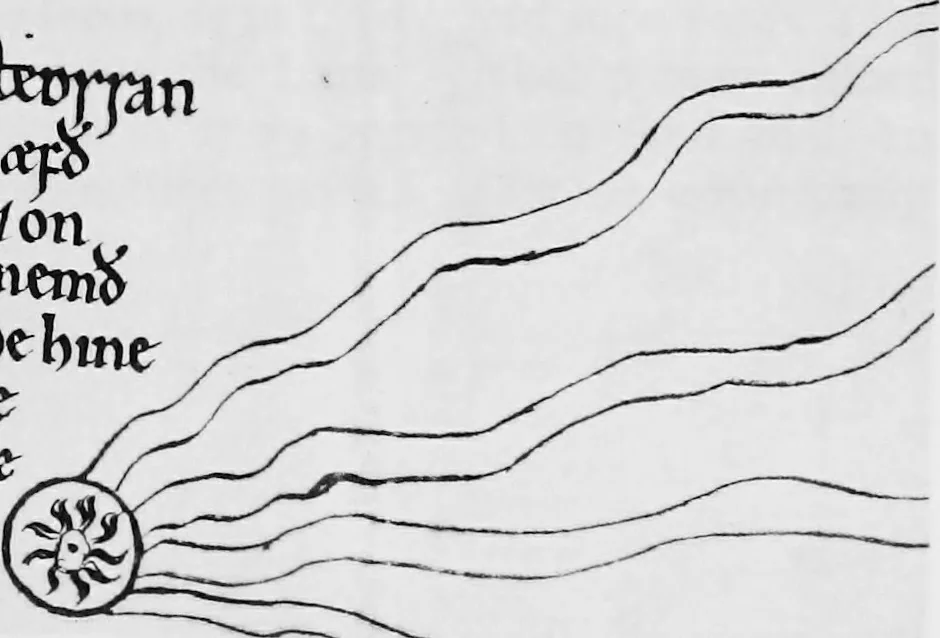 An illustration from Facsimiles of twelve early English manuscripts in the library of Trinity college, Cambridge, 1913, leaf 24