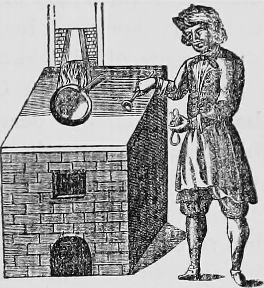 An illustration from A short history of the art of printing in England, 1877, leaf 40