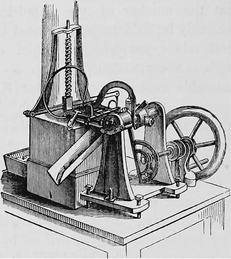 An illustration from A short history of the art of printing in England, 1877, leaf 43