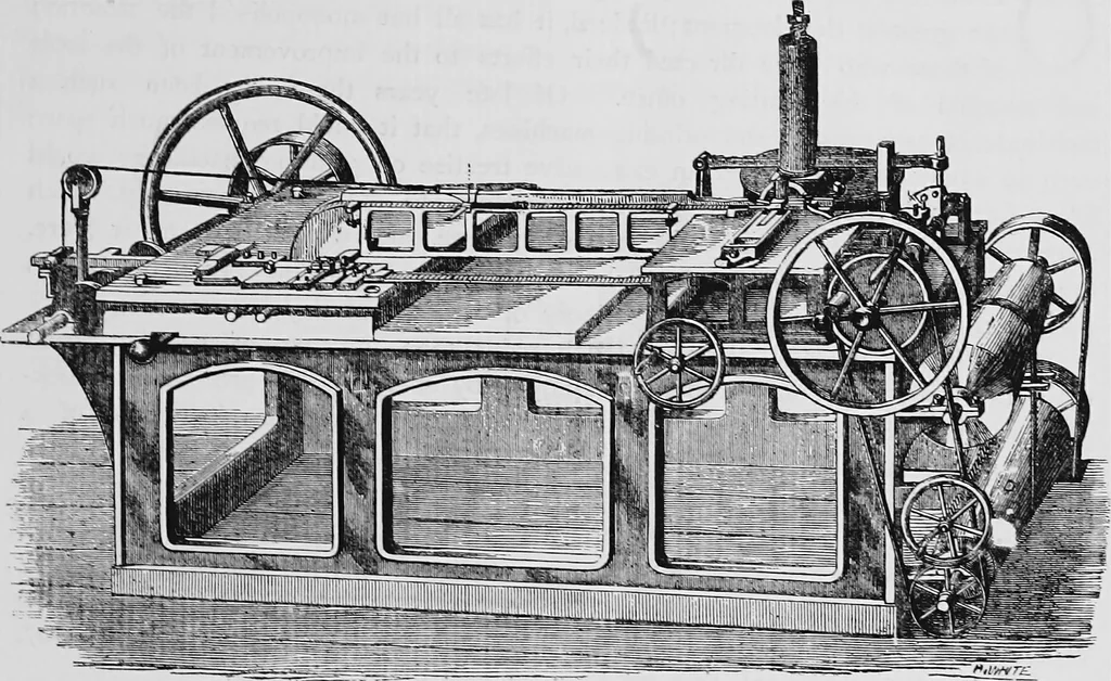 An illustration from A short history of the art of printing in England, 1877, leaf 44