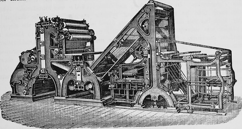 An illustration from A short history of the art of printing in England, 1877, leaf 52