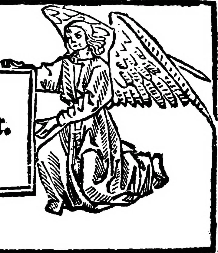 An illustration from The early printers of Spain and Portugal, 1897, leaf 172